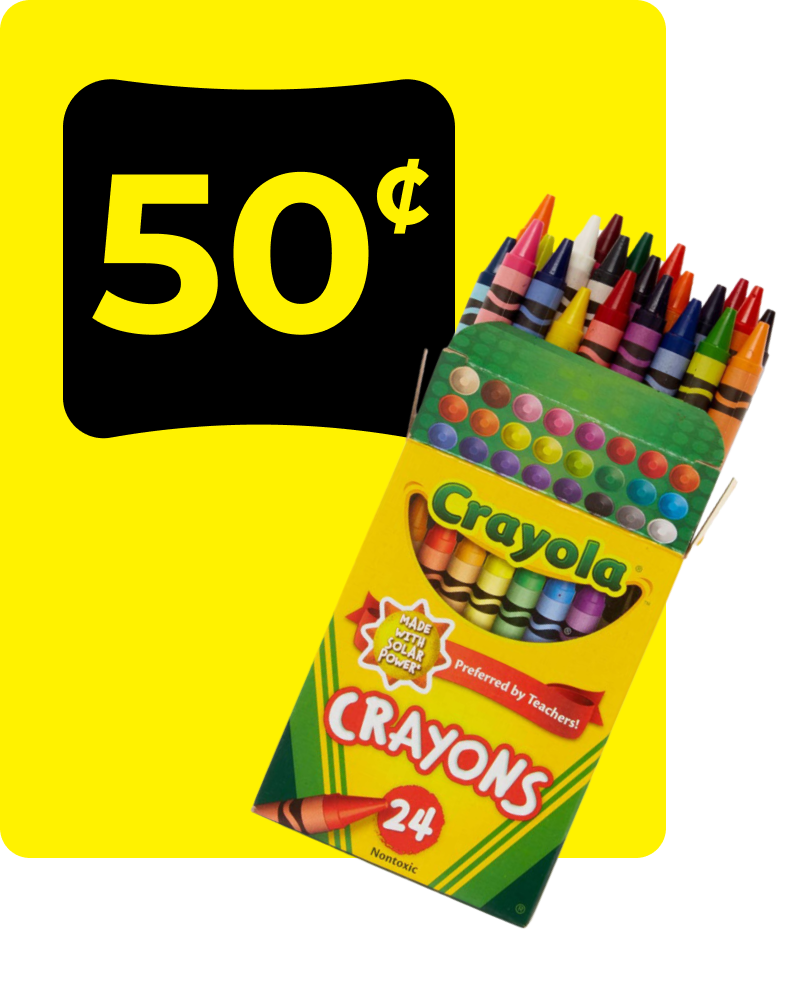 Back to school Crayola Crayons