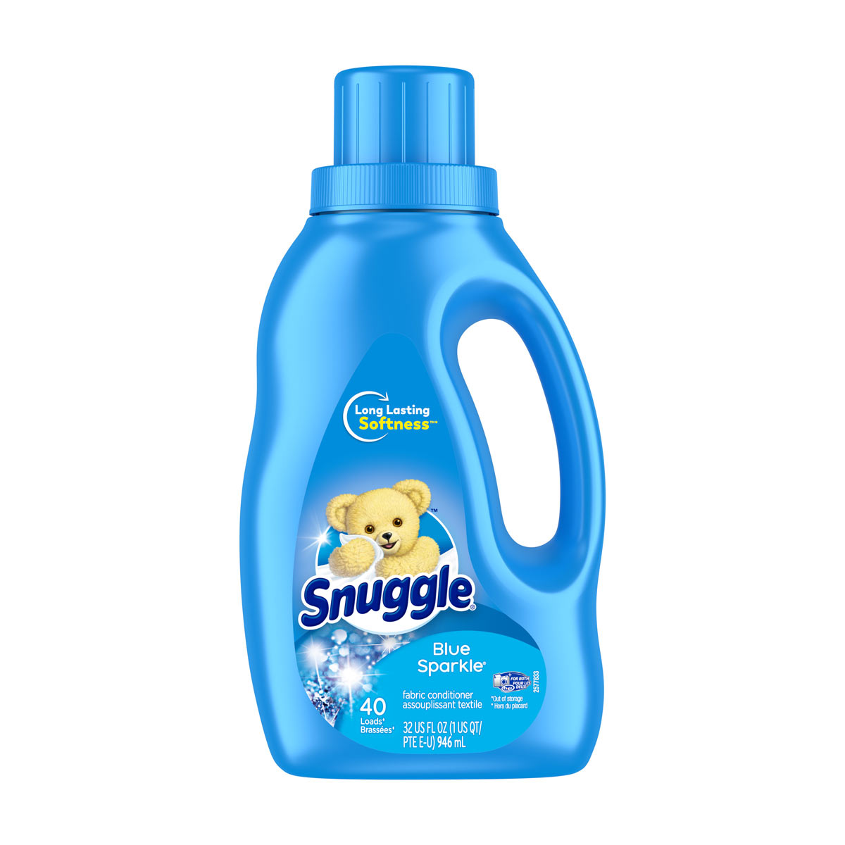 Snuggle-Fabric-Softener-Liquid,-Blue-Sparkle,-32-Ounce,-40-Loads
