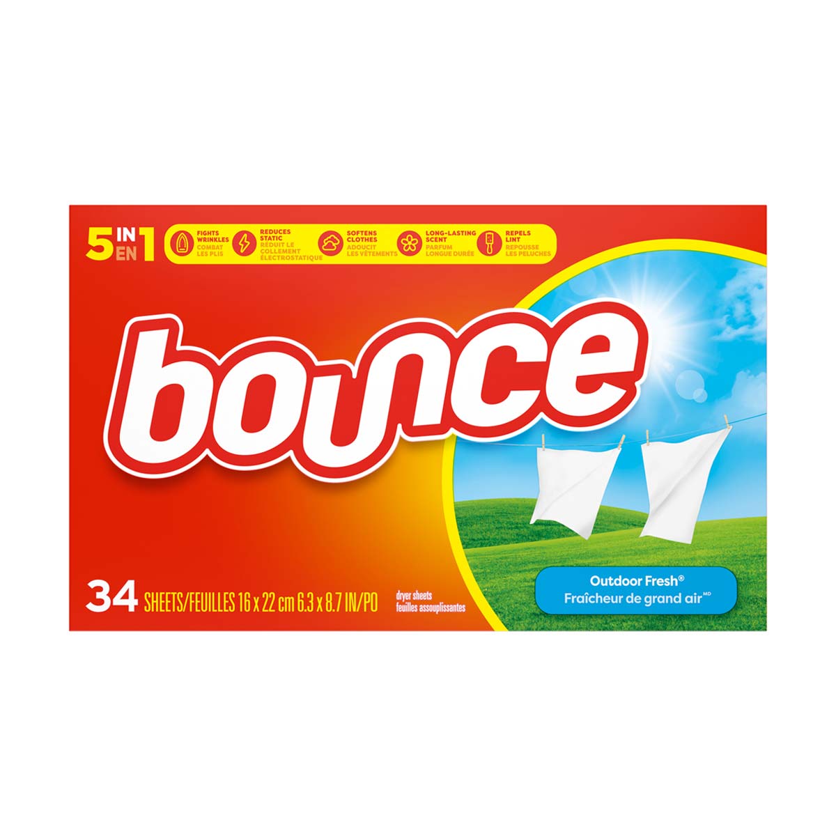 Bounce-Fabric-Softener-Dryer-Sheets---Outdoor-Fresh-Scent,-34-ct