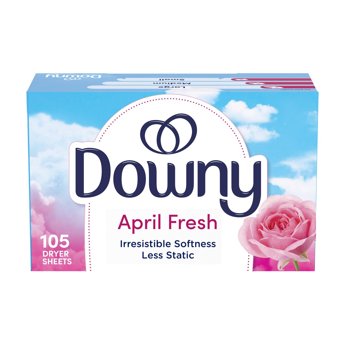 Downy-Fabric-Softener-Dryer-Sheets,-April-Fresh-,-105-Count