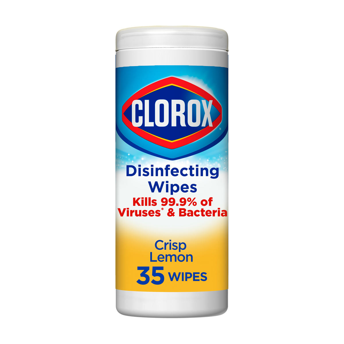 Clorox®-Disinfecting-Wipes,-Bleach-Free-Cleaning-Wipes,-Crisp-Lemon™,-35-Count