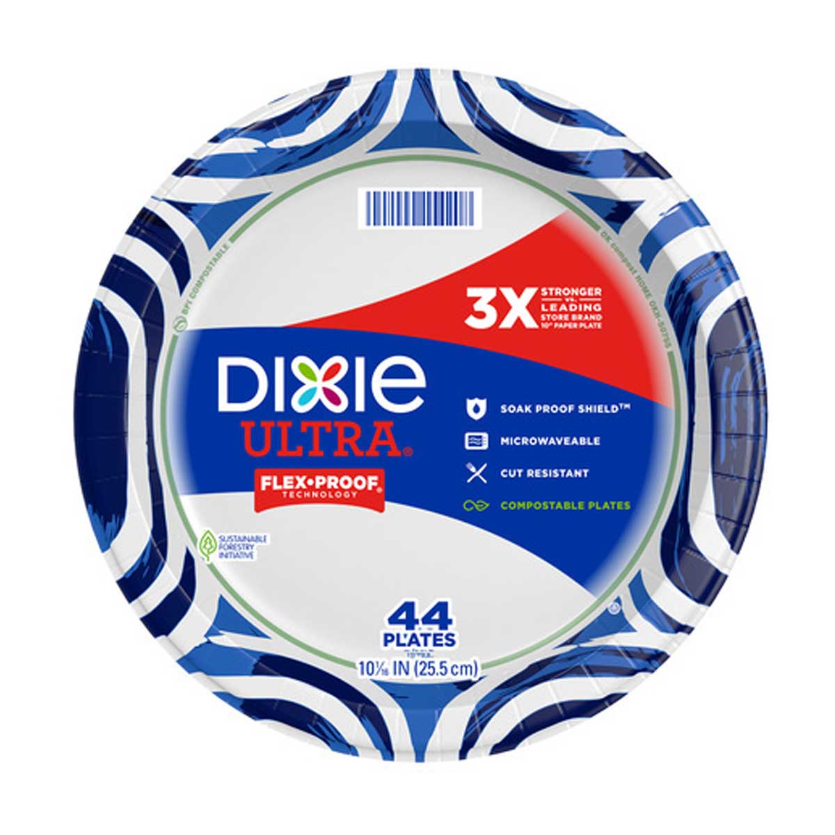 Dixie-Ultra-10-Inch-Flex-Proof-Paper-Plates,-44-ct