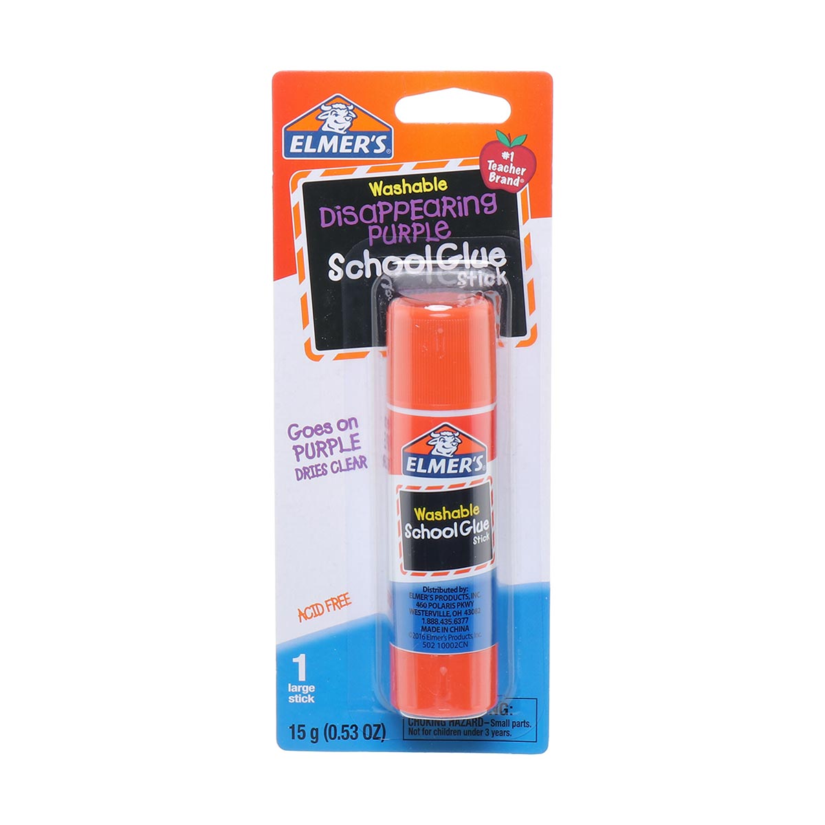 Elmer's-Washable-Disappearing-Purple-School-Glue-Stick,-Large,-0.53-oz