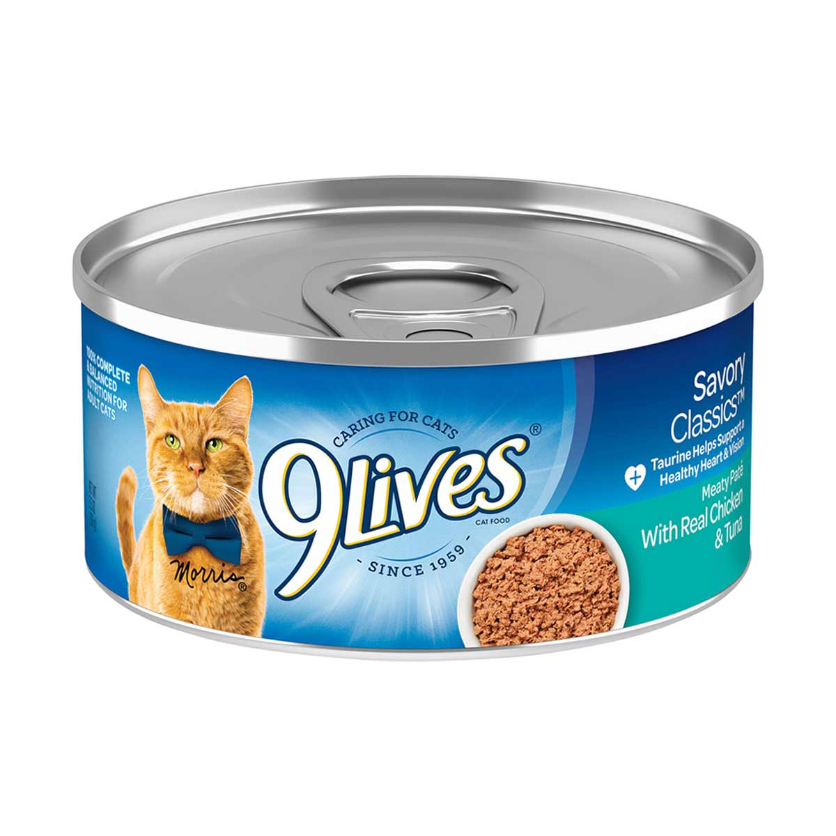 9Lives-Meaty-Paté-With-Real-Chicken-&-Tuna-Wet-Cat-Food,-5.5-oz