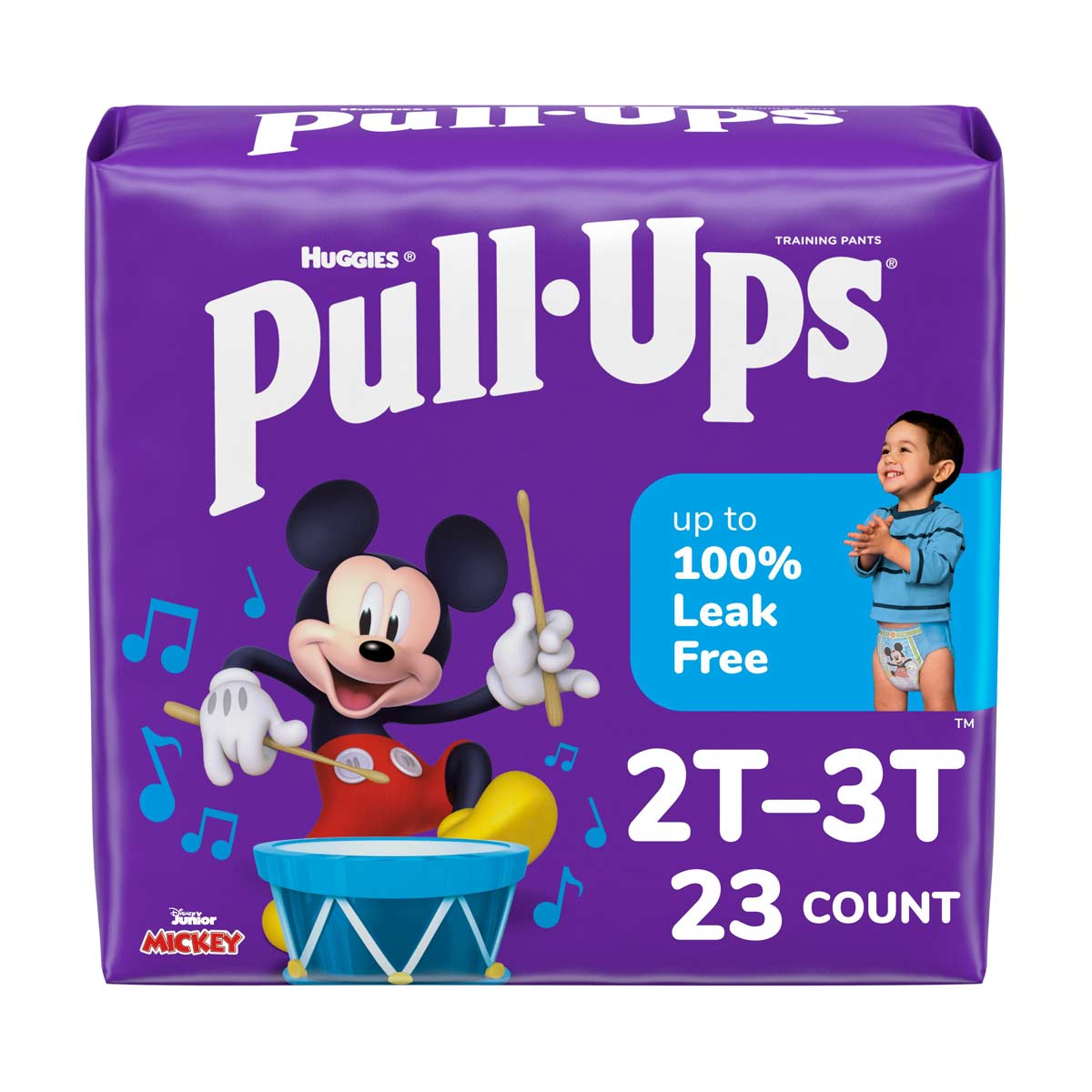Pull-Ups Boys' Potty Training Pants, 2T-3T (16-34 lbs), 23 Count