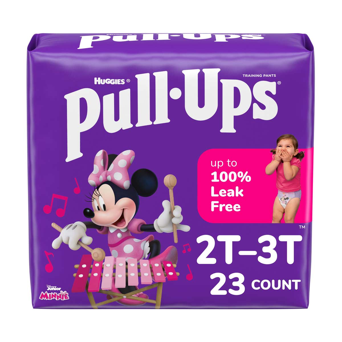 Pull-Ups Girls' Potty Training Pants, 2T-3T (16-34 lbs), 23 Count