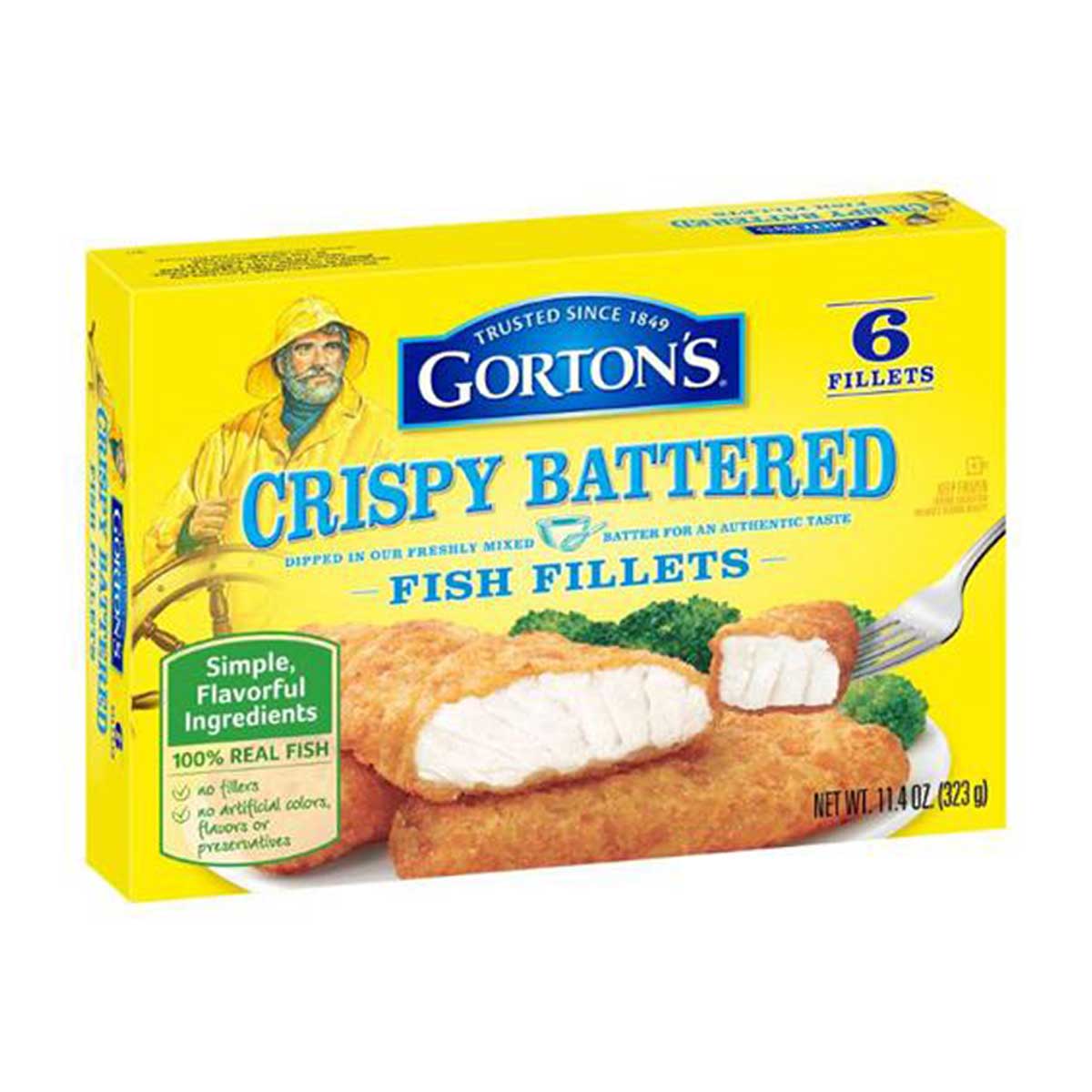 Gorton's-Crispy-Battered-Fish-Fillets,-11.4-oz,-6-ct