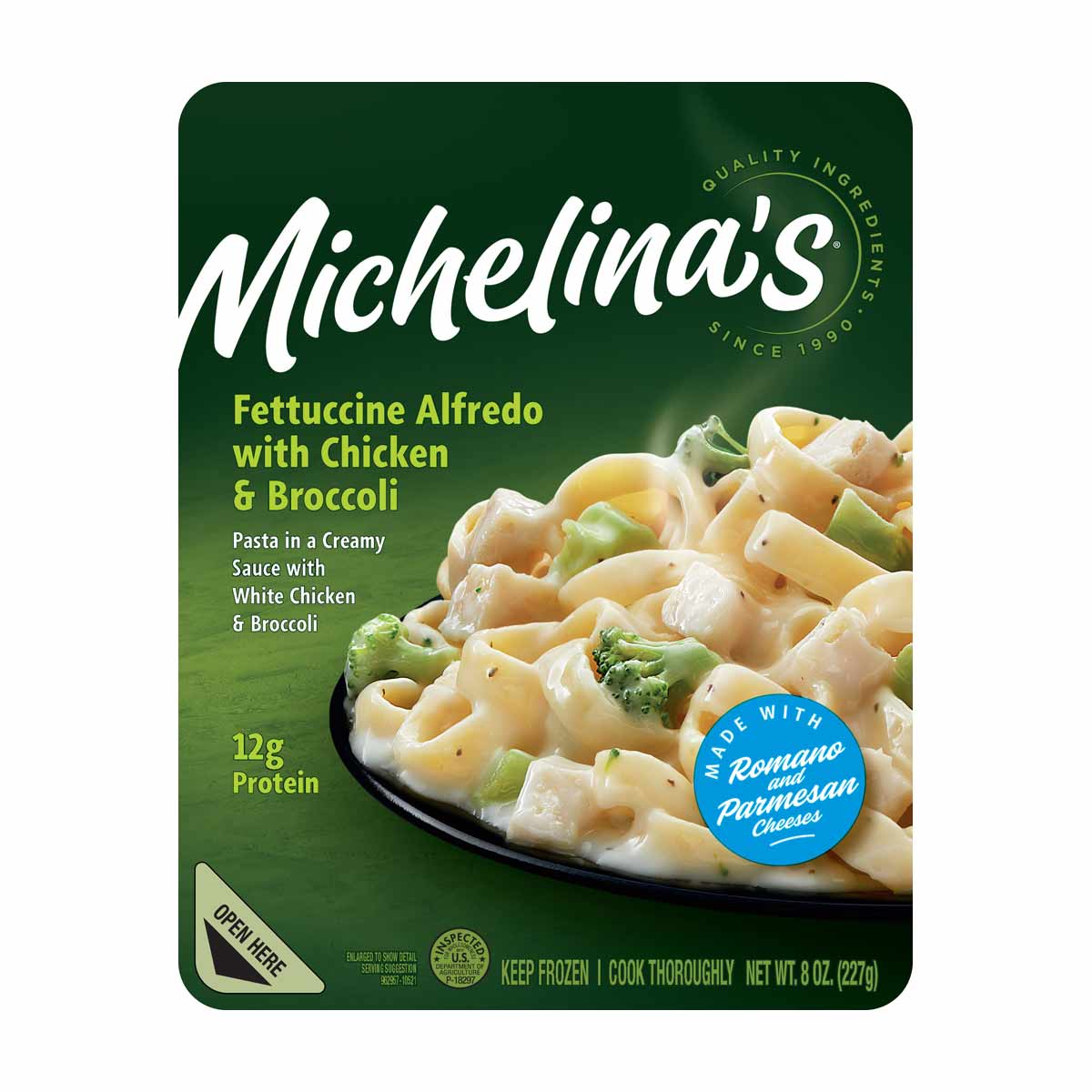 Michelina's-Fettucine-Alfredo-with-Chicken-and-Broccoli,-8-oz