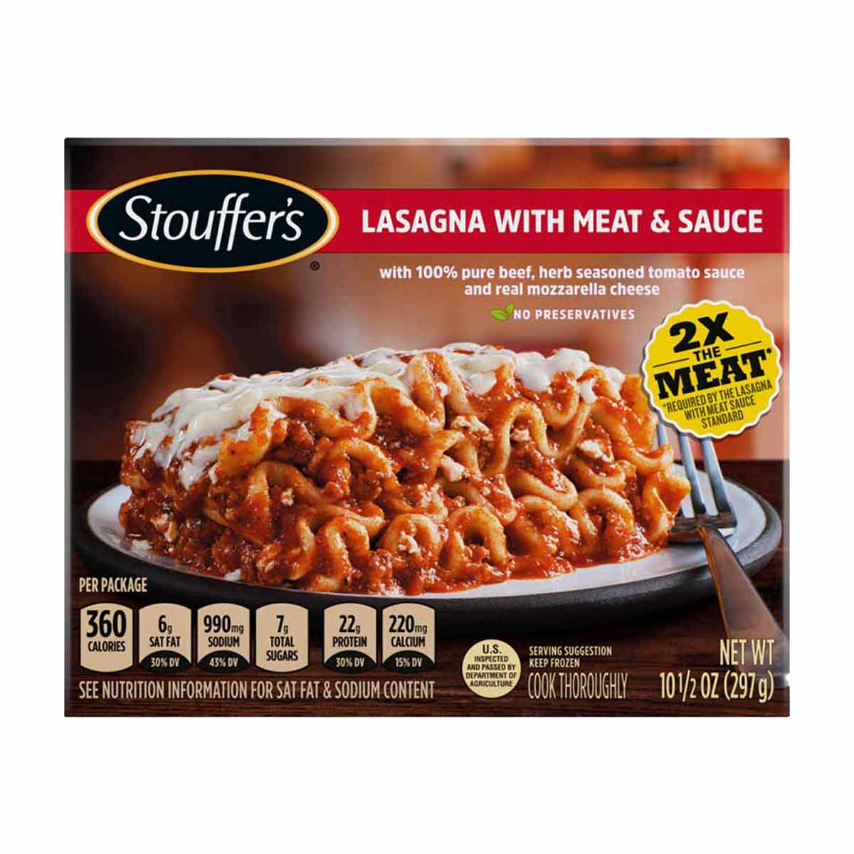 Stouffer's-Lasagna-With-Meat-&-Sauce-Frozen-Meal,-10.5-oz
