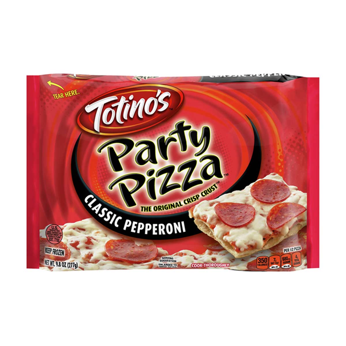Totino's Pepperoni Party Pizza, 10.2 oz