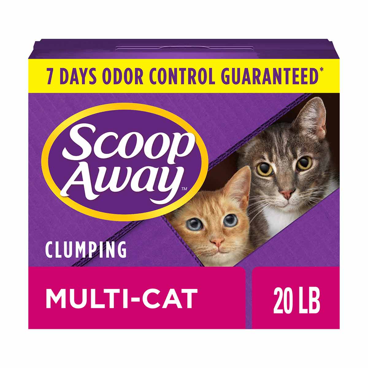 Scoop Away Multi Cat Clumping Cat Litter Meadow Fresh Scent 20 lb