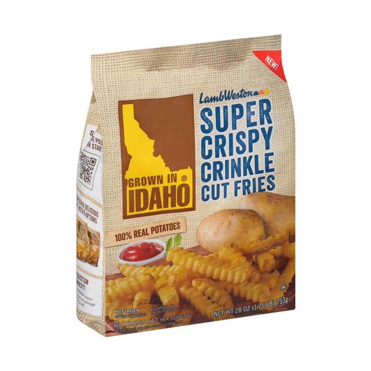 Grown in Idaho Super Crispy Crinkle Cut Fries, 28 oz Bag