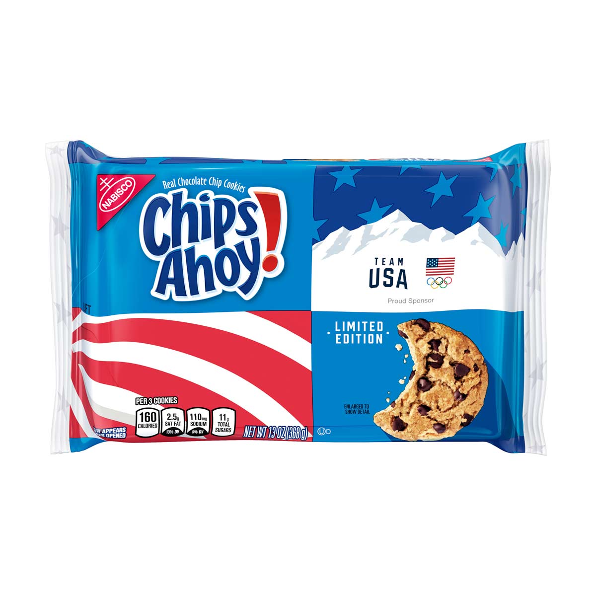 Chips Ahoy! Limited Edition Team USA Chocolate Chip Cookies, 13 oz