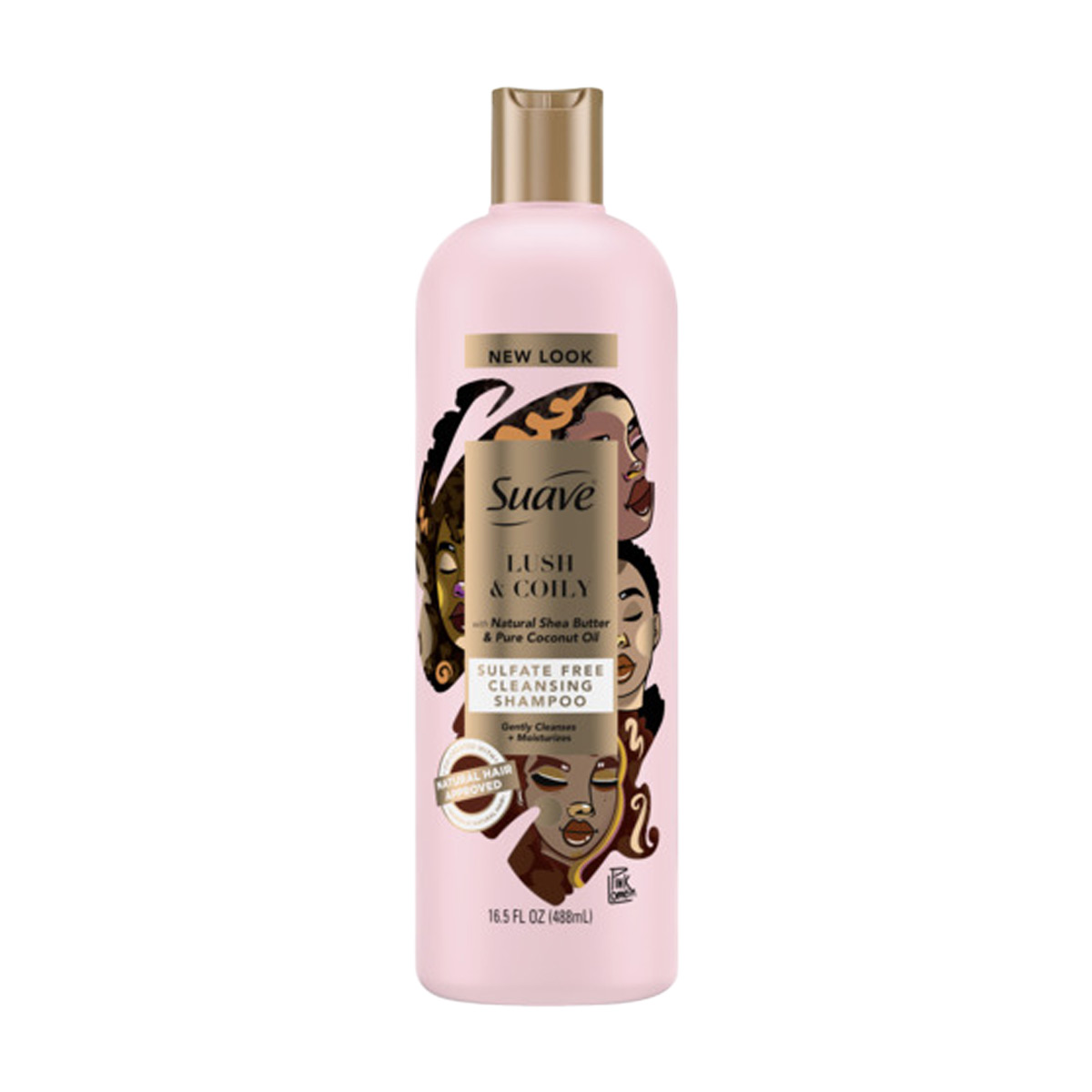 Suave Lush & Coily Sulfate Free Shampoo - Natural Shea