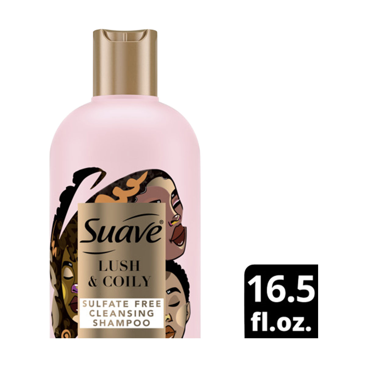 Suave Lush & Coily Sulfate Free Shampoo - Natural Shea