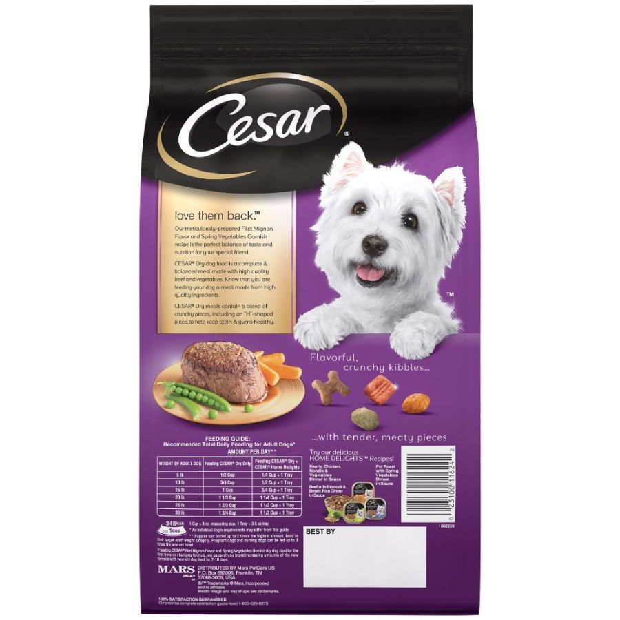 cesar-small-breed-dry-dog-food-filet-mignon-flavor-with-spring-vegetables-garnish-2-7-lb-bag