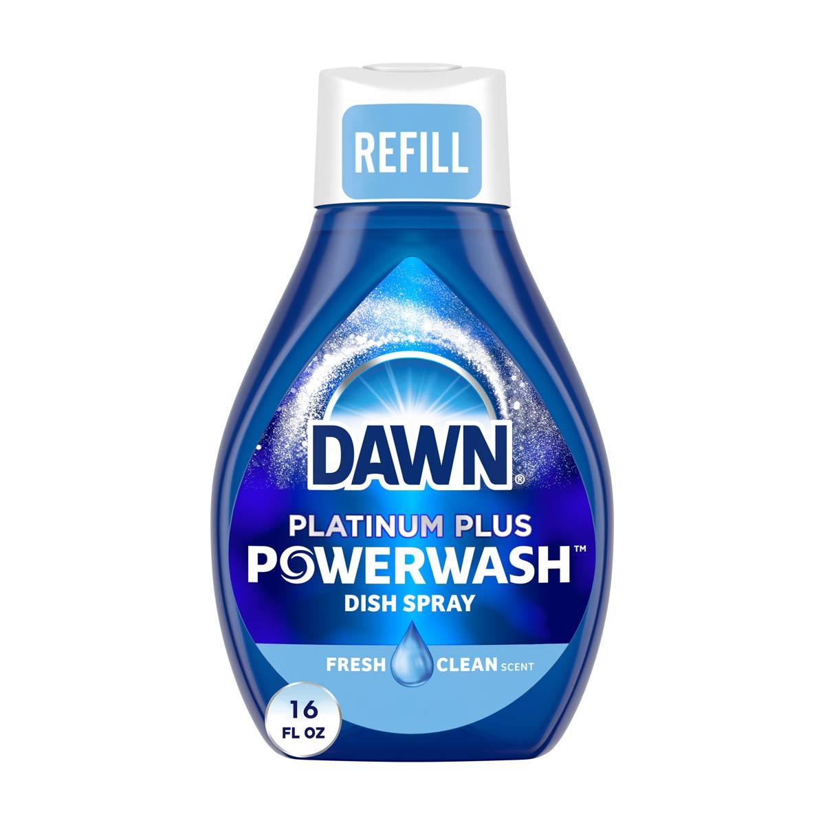 Dawn Powerwash Spray Refill, Dish Soap, Dishwashing Liquid, Fresh, 1 Refill, 16 Fl Oz