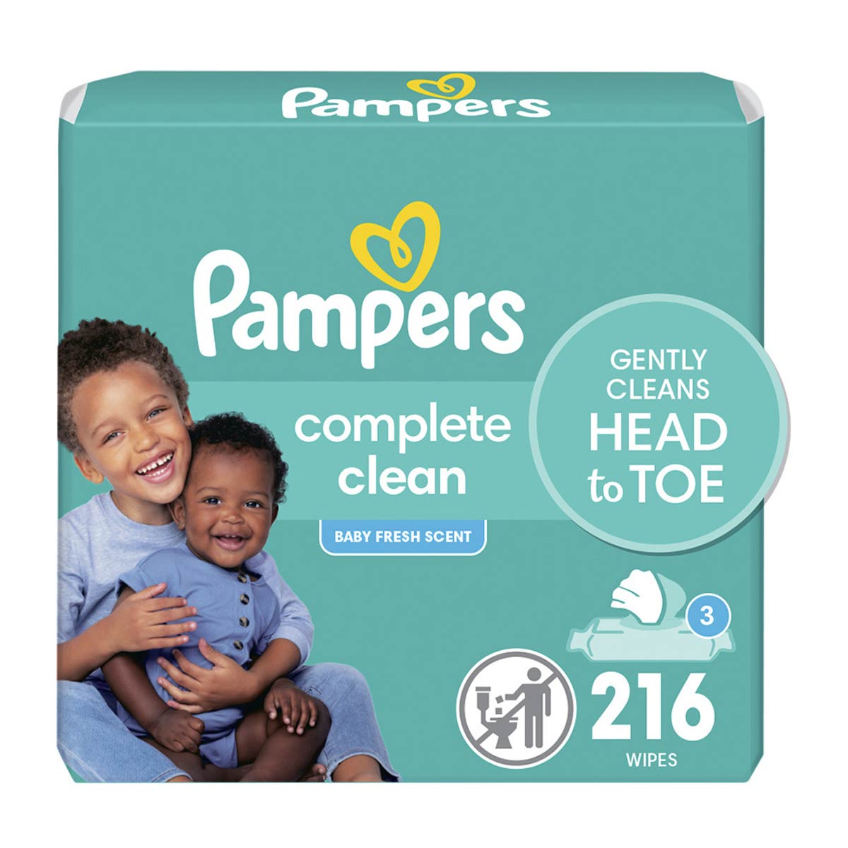 Pampers Complete Clean Wipes, Baby Fresh Scent, 3 pk