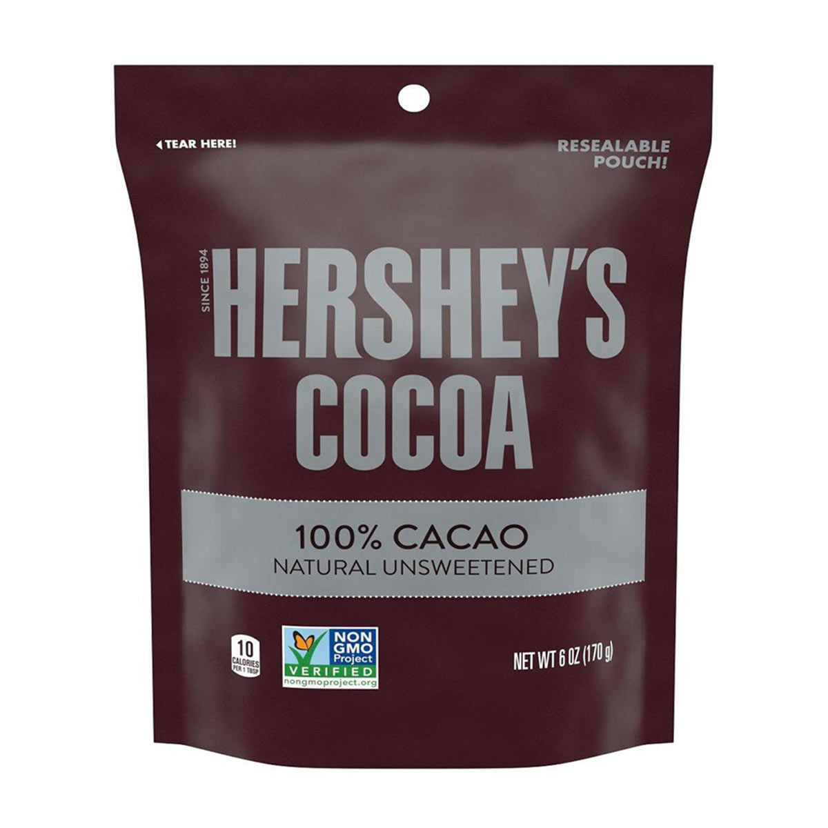 HERSHEY'S Natural Unsweetened Cocoa, 6 oz