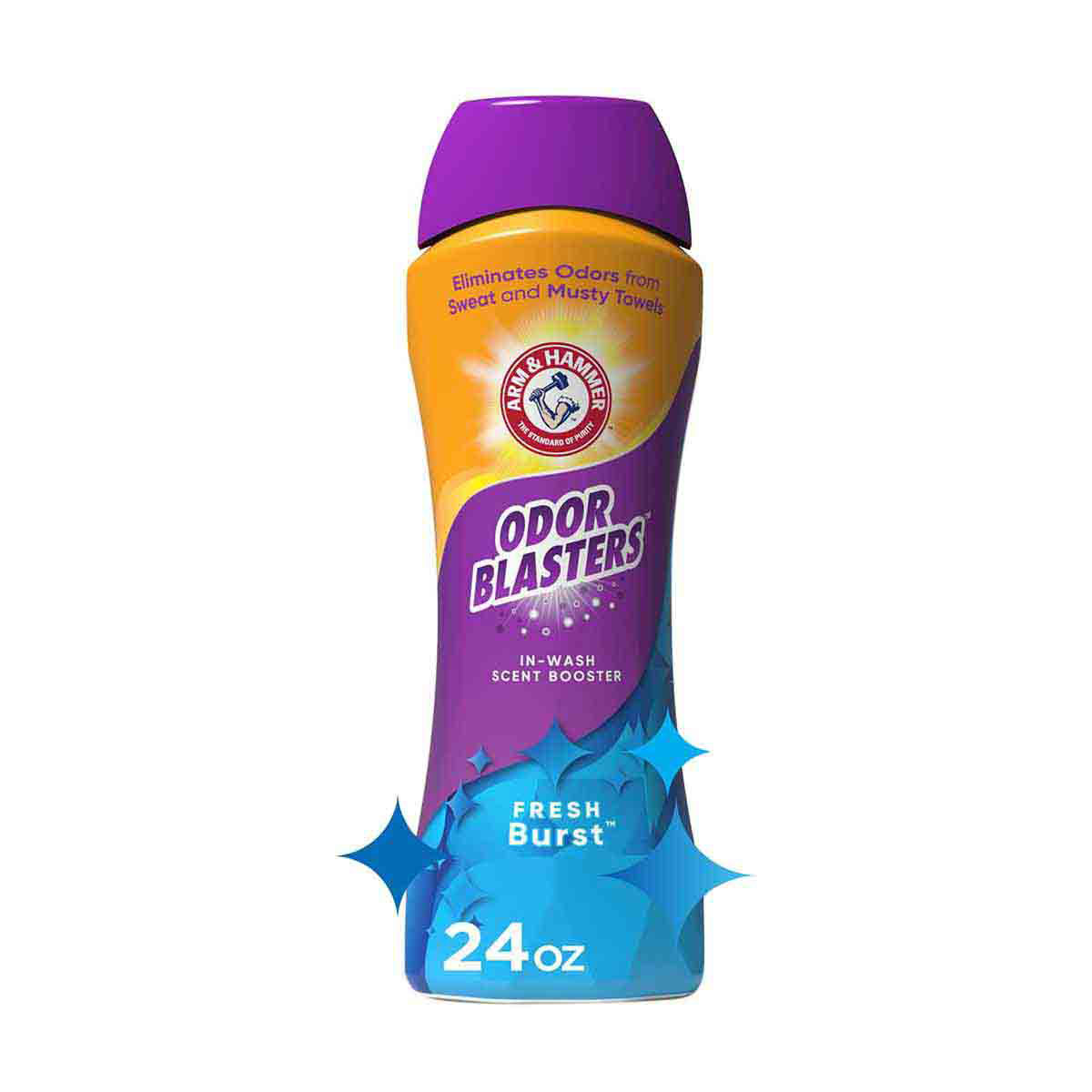 ARM & HAMMER Odor Blasters In-Wash Scent Booster, Laundry Scent Booster, Fresh Burst Scent, 24 Oz