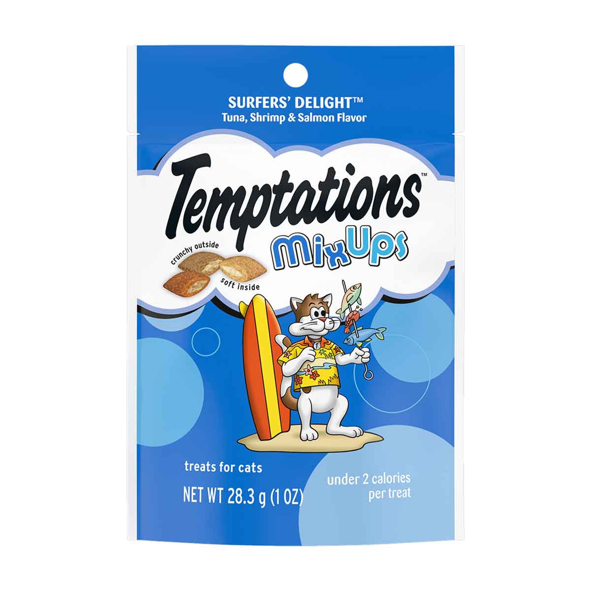 Temptations Mixups Cat Treats - Surfers Delight, 1 oz