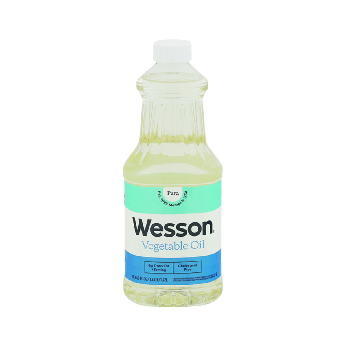 Wesson Pure Vegetable Oil, 40 fl oz