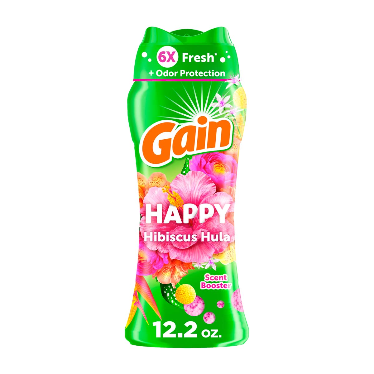 Gain In-Wash Laundry Scent Booster Beads, Happy, 12.2 oz