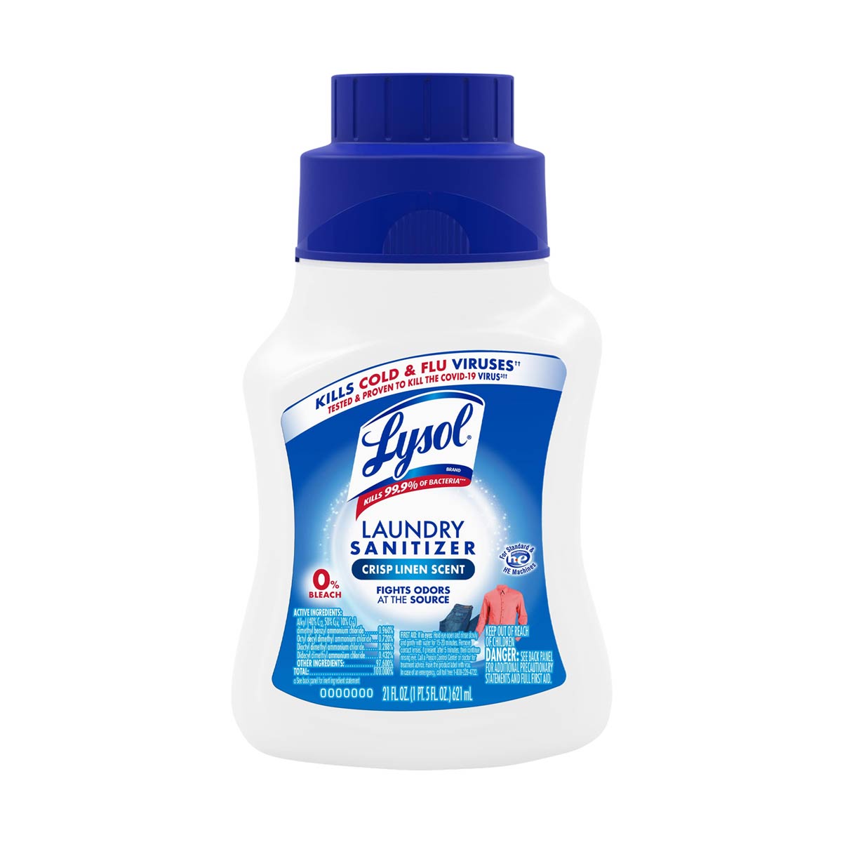 Lysol Laundry Sanitizer, Crisp Linen Scent, 21 fl oz