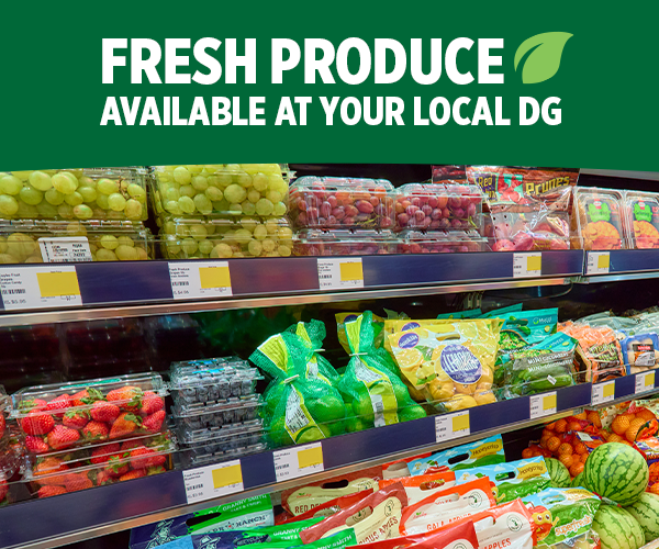 DG Market Hero Banner: Fresh Produce