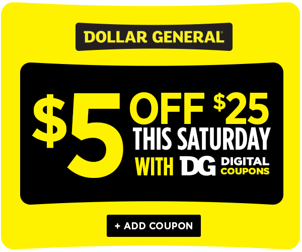 $5 off $25